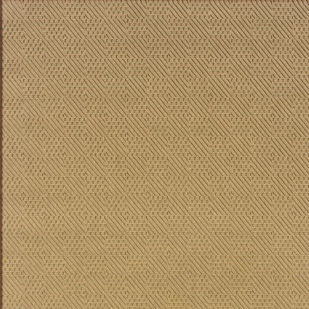 5' X 8' Beige Indoor Outdoor Area Rug