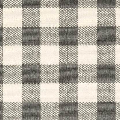 5' X 8' Gray and Ivory Indoor Outdoor Area Rug