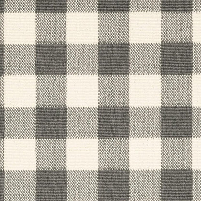 5' X 8' Gray and Ivory Indoor Outdoor Area Rug