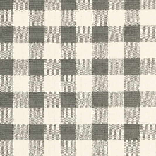 5' X 8' Gray and Ivory Indoor Outdoor Area Rug