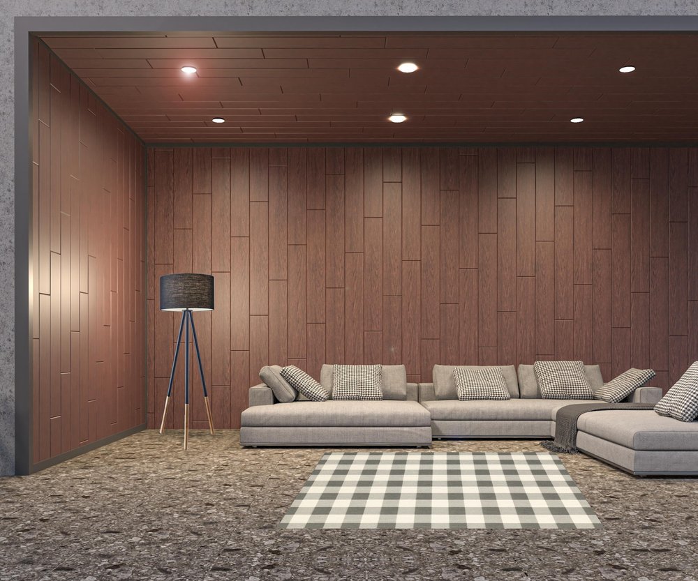 5' X 8' Gray and Ivory Indoor Outdoor Area Rug