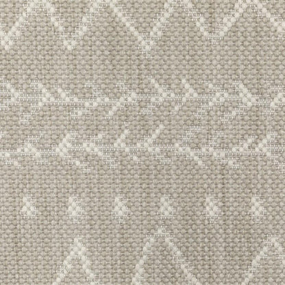 5' X 7' Gray And Ivory Indoor Outdoor Area Rug