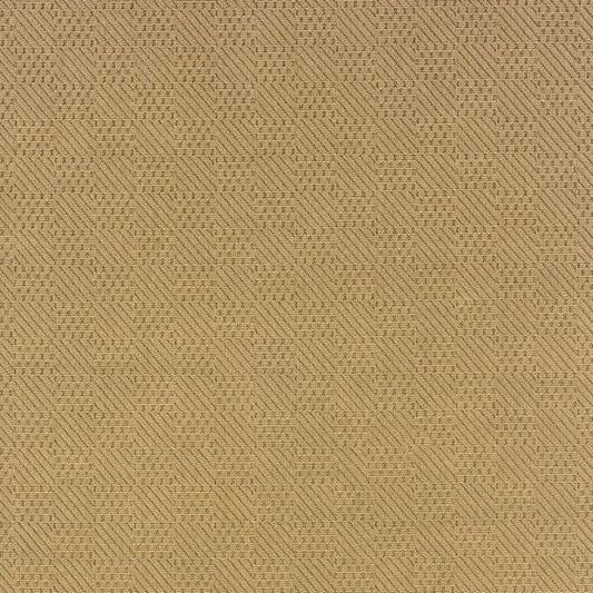 5' X 8' Beige Indoor Outdoor Area Rug