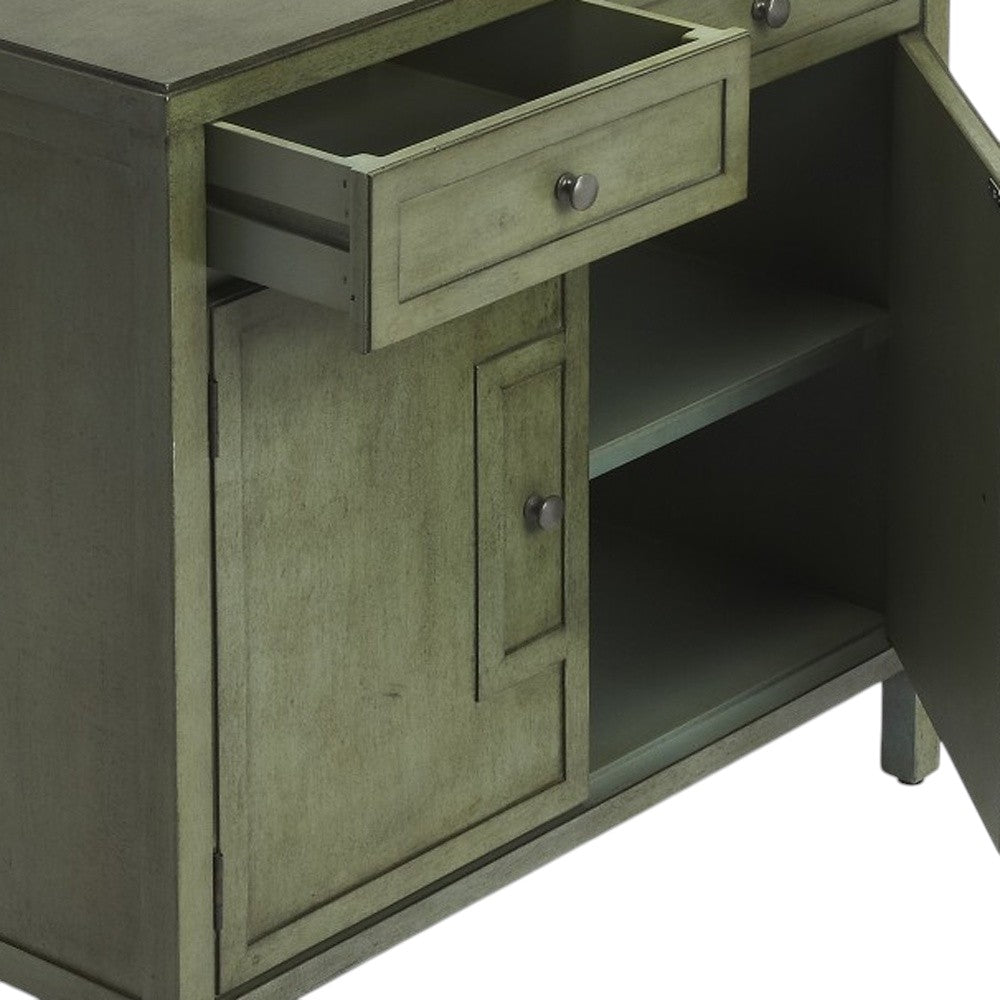 Imperial Green Console Cabinet