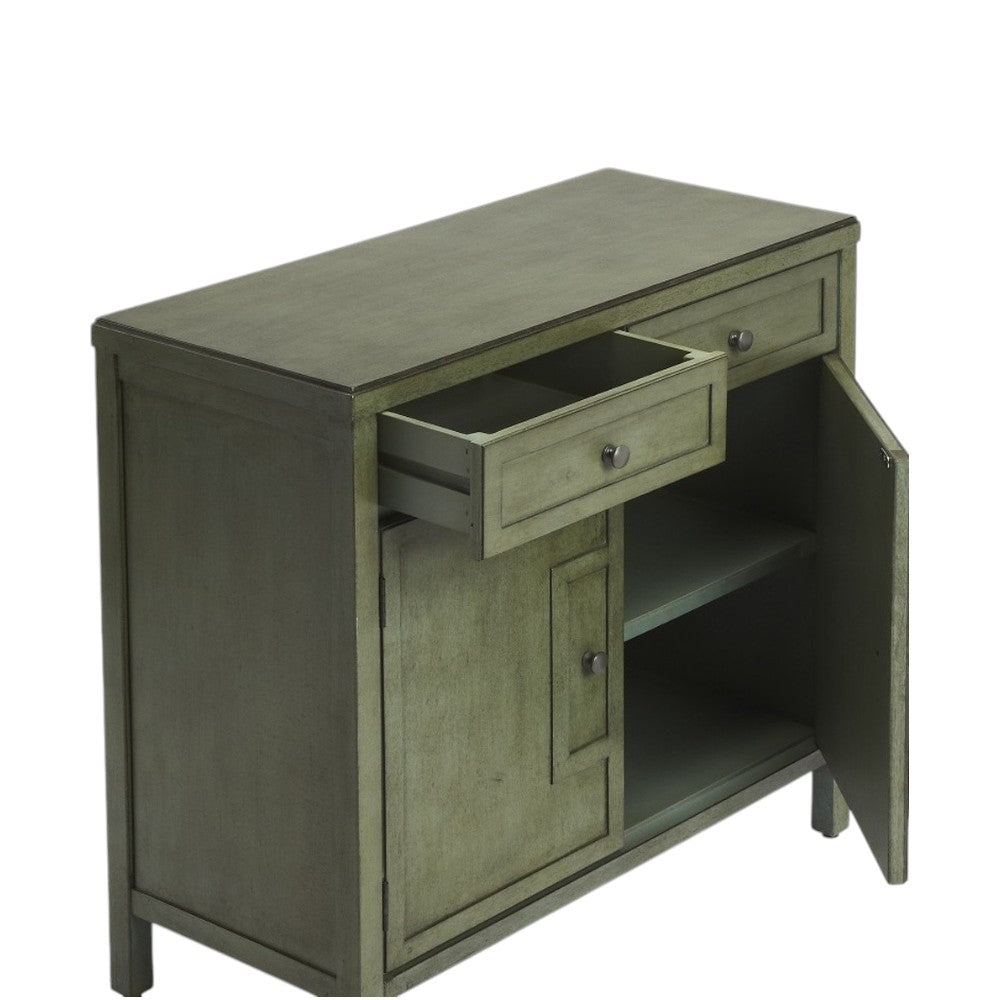 Imperial Green Console Cabinet