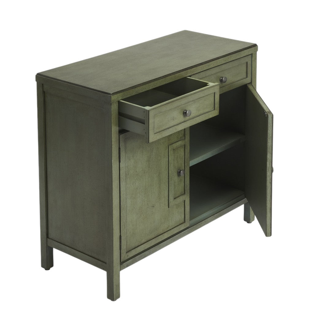 Imperial Green Console Cabinet