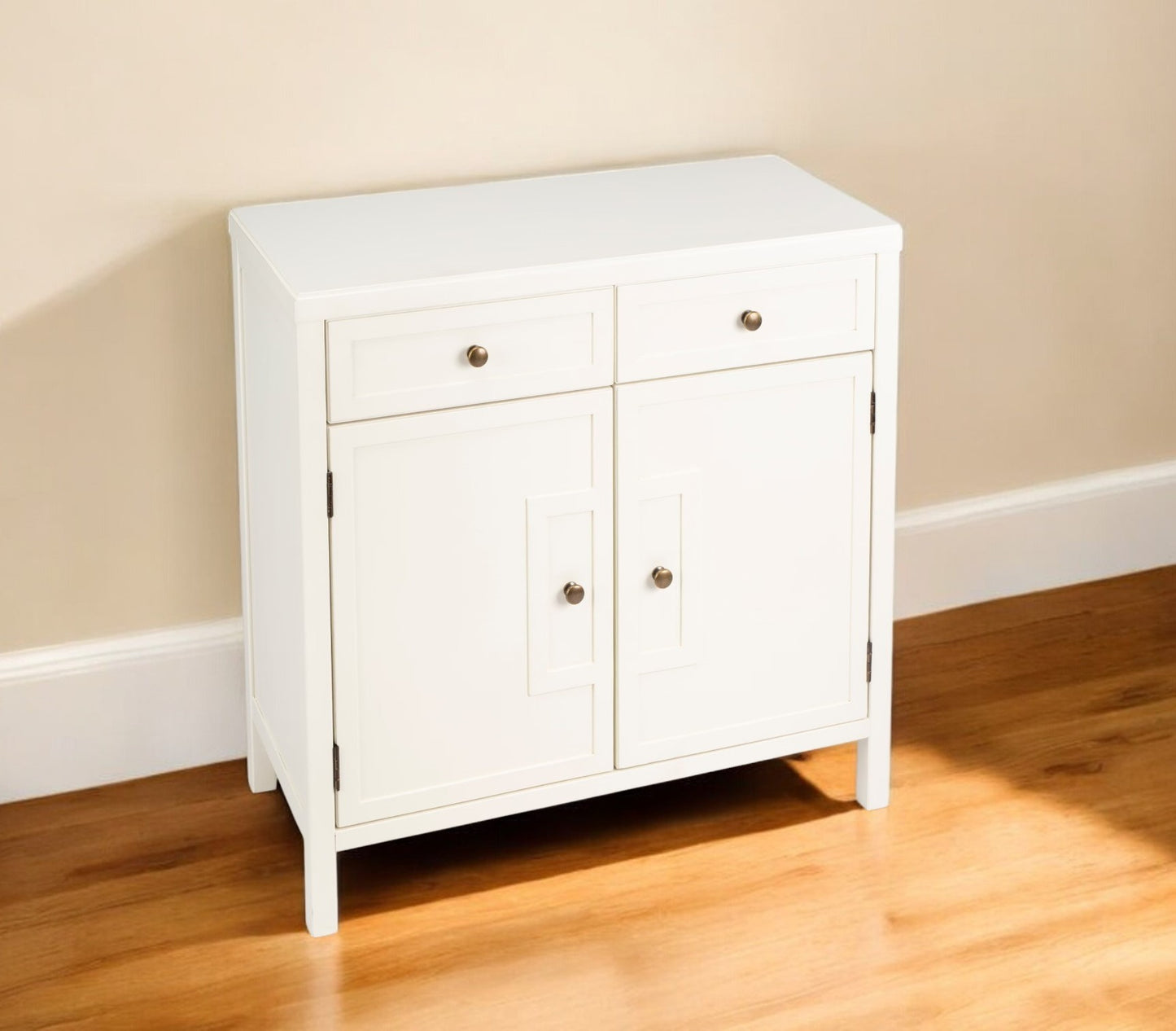 Imperial White Console Cabinet