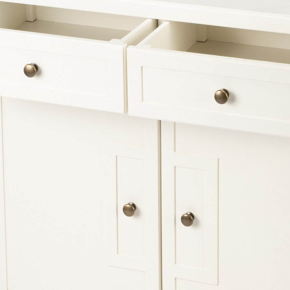 Imperial White Console Cabinet