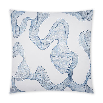D.V. KAP HOME   24" x 24" Freeport Pillow Modern, Abstract, Beach    - 3898-2424