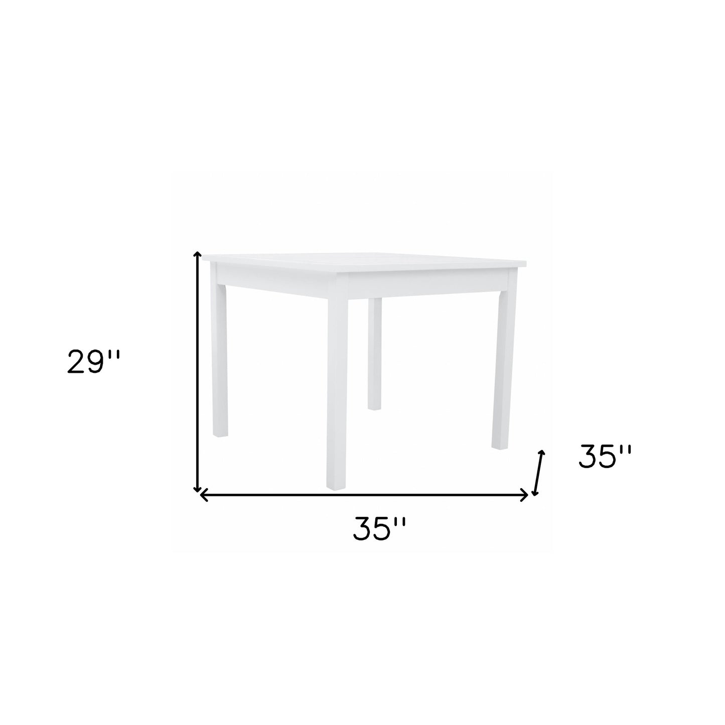 White Stacking Table