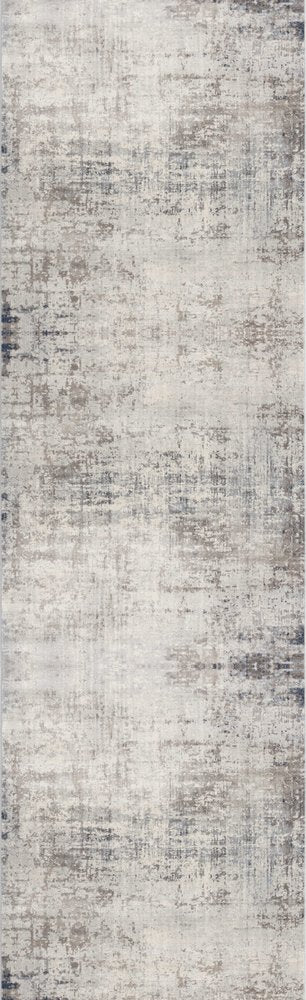 2' X 5' Navy Blue Distressed Striations Area Rug