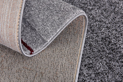 4' X 6' Gray Modern Geometric Area Rug