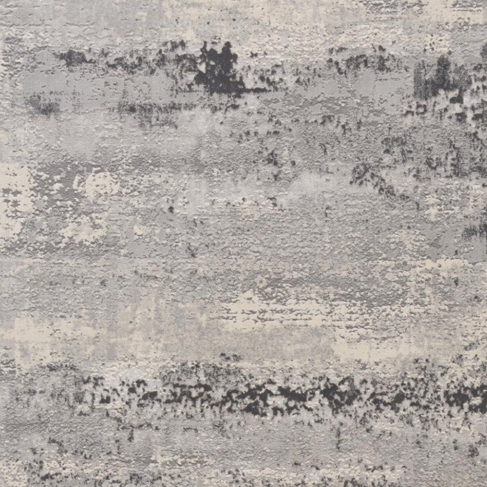 4' X 6' Gray Modern Abstract Area Rug