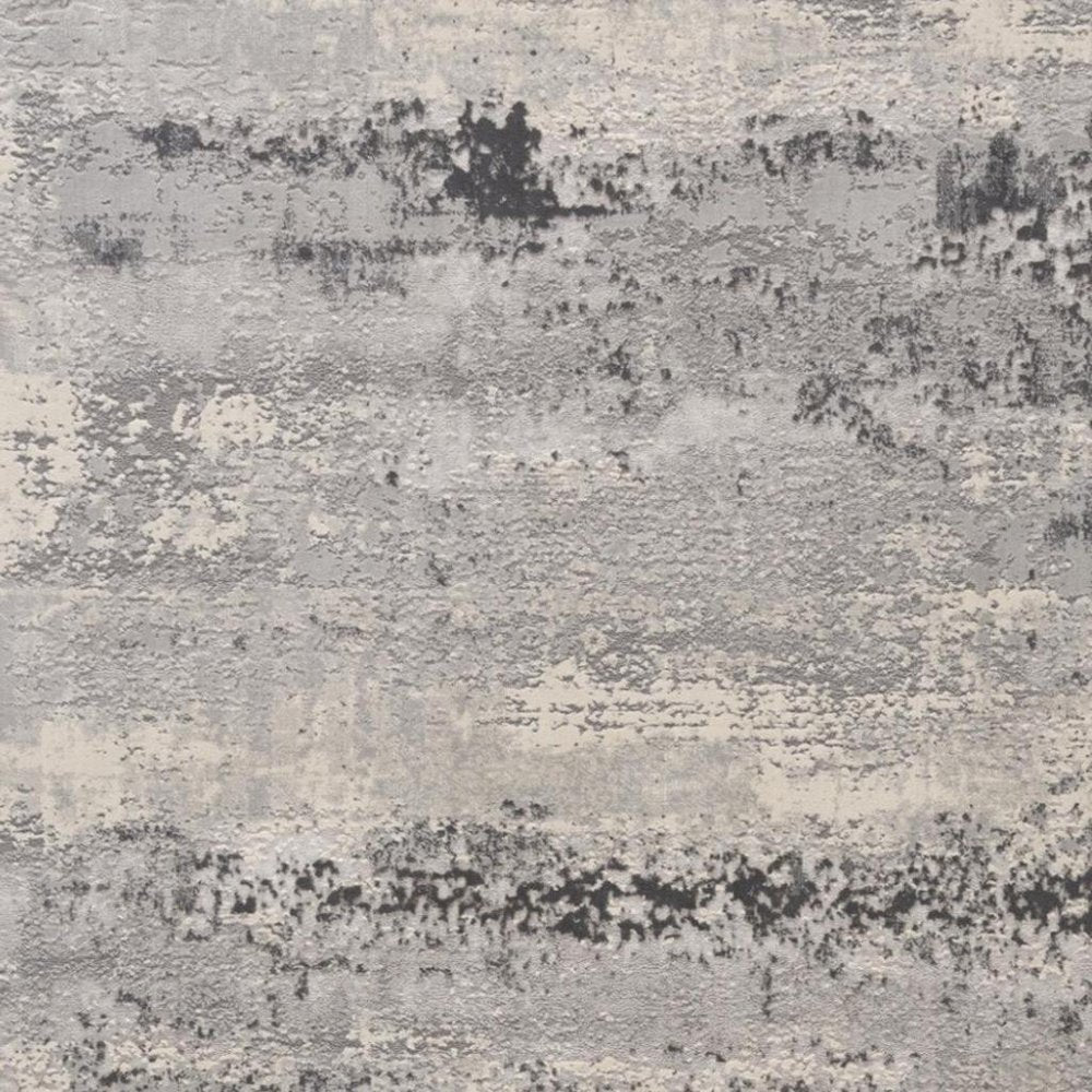4' X 6' Gray Modern Abstract Area Rug