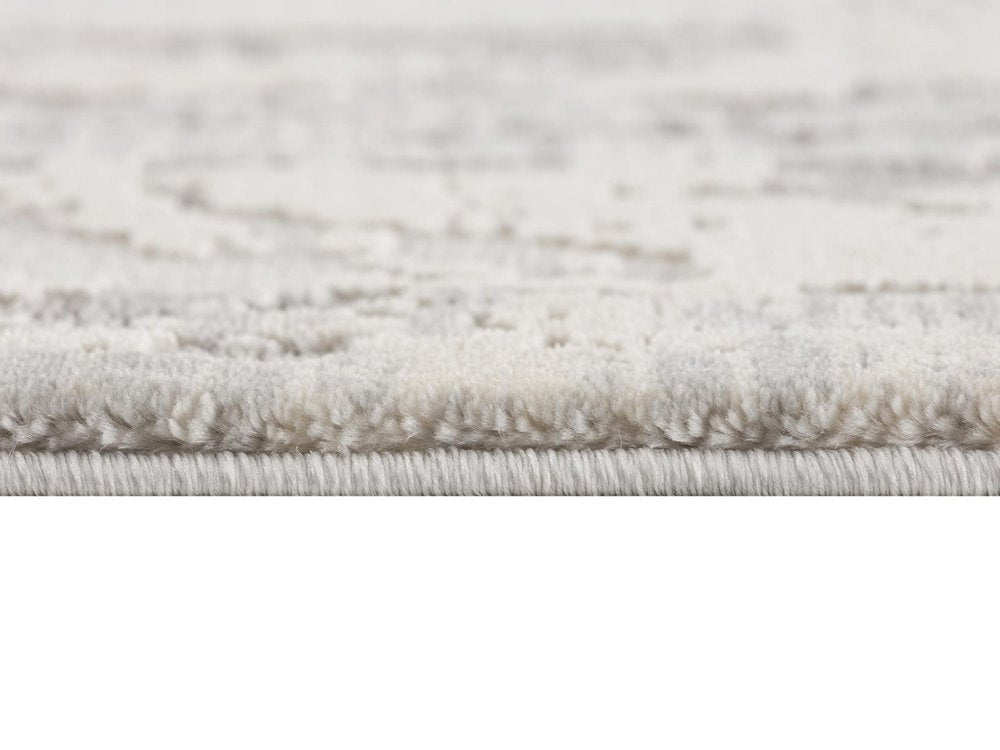 5' X 8' Grey Abstract Area Rug