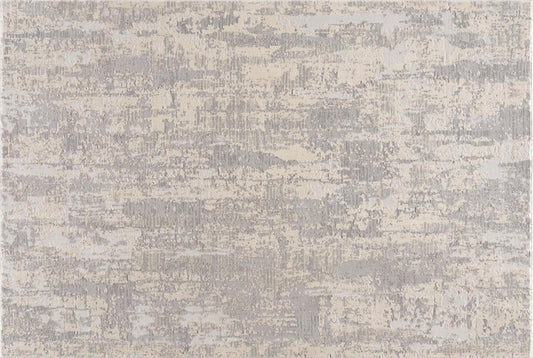5' X 8' Grey Abstract Area Rug