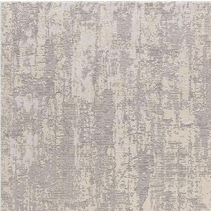 5' X 8' Grey Abstract Area Rug