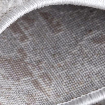 5' X 7' Violet Abstract Dhurrie Area Rug