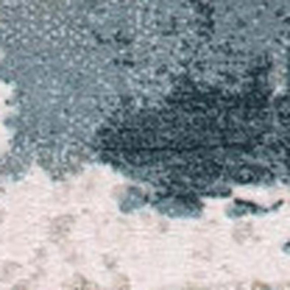 5' X 7' Blue And Ivory Abstract Dhurrie Area Rug