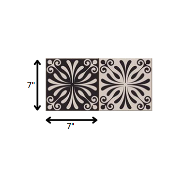 4" X 4" Cinnamon Swirl Peel And Stick Removable Tiles