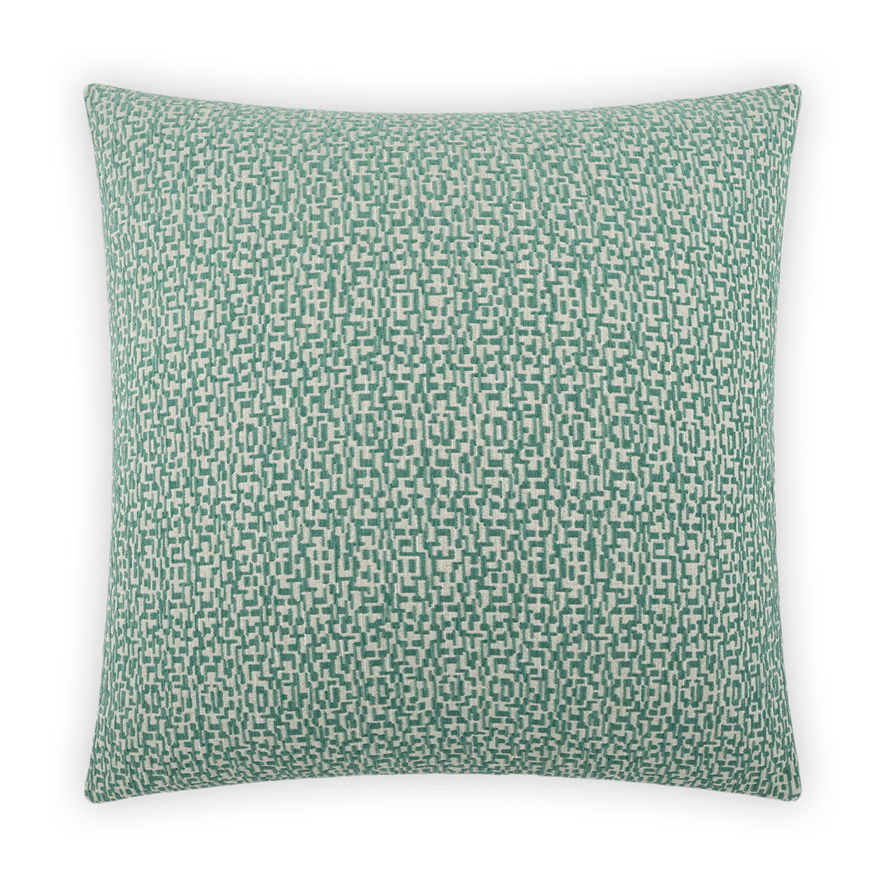D.V. KAP HOME   24" x 24" Code Pillow - Malachite Geometric, Modern    - 3920-M-2424