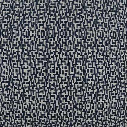 D.V. KAP HOME   24" x 24" Code Pillow - Navy Geometric, Modern    - 3920-N-2424
