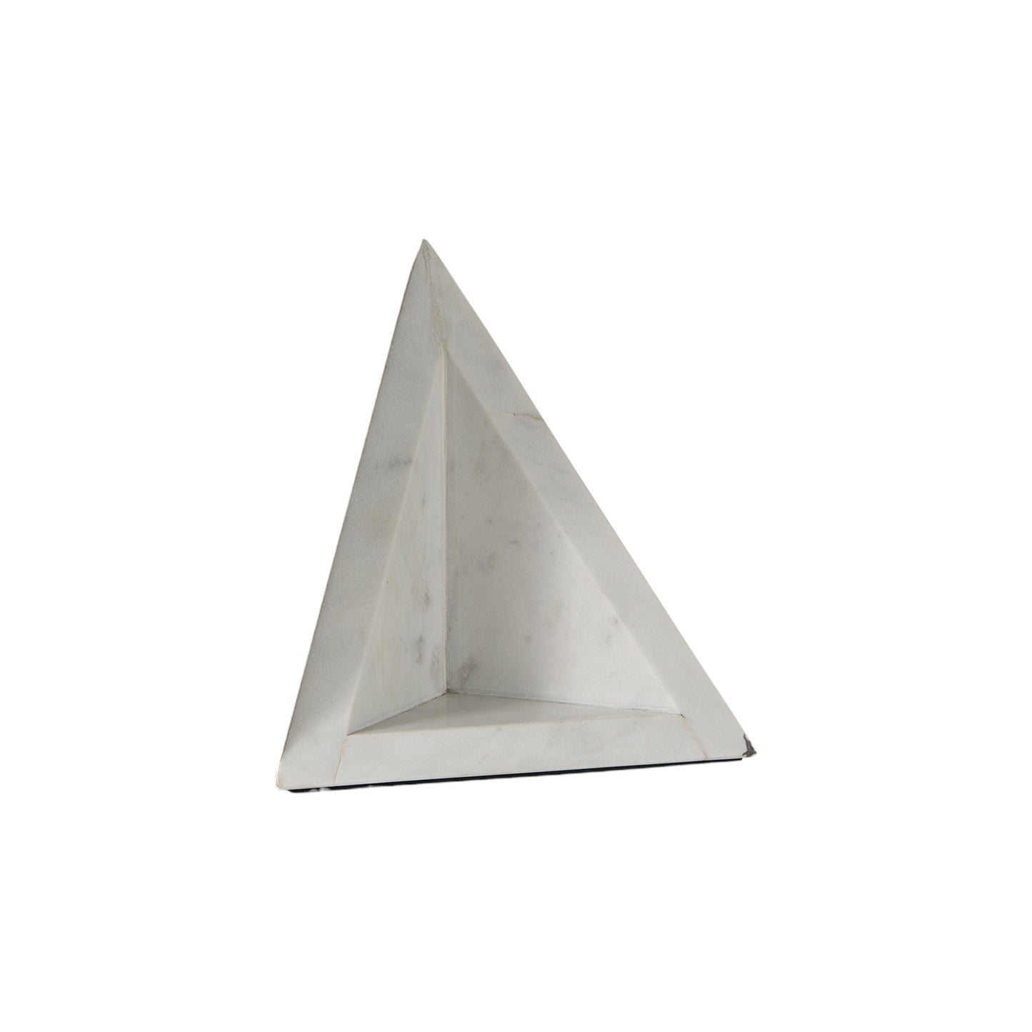 3D Modern Triangle Marble Bookends