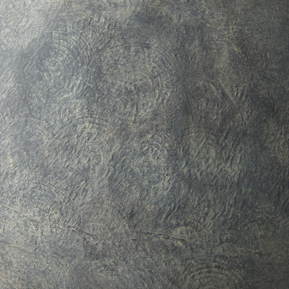 28" Gray Cylinder Ceramic Floor Vase