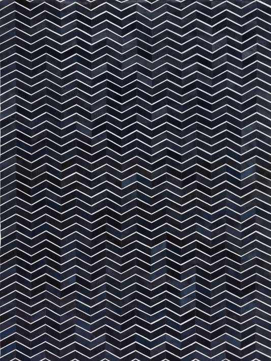 EXQUISITE RUGS   Natural Hide Indoor Hand Stitched    - 3921-5'X8'