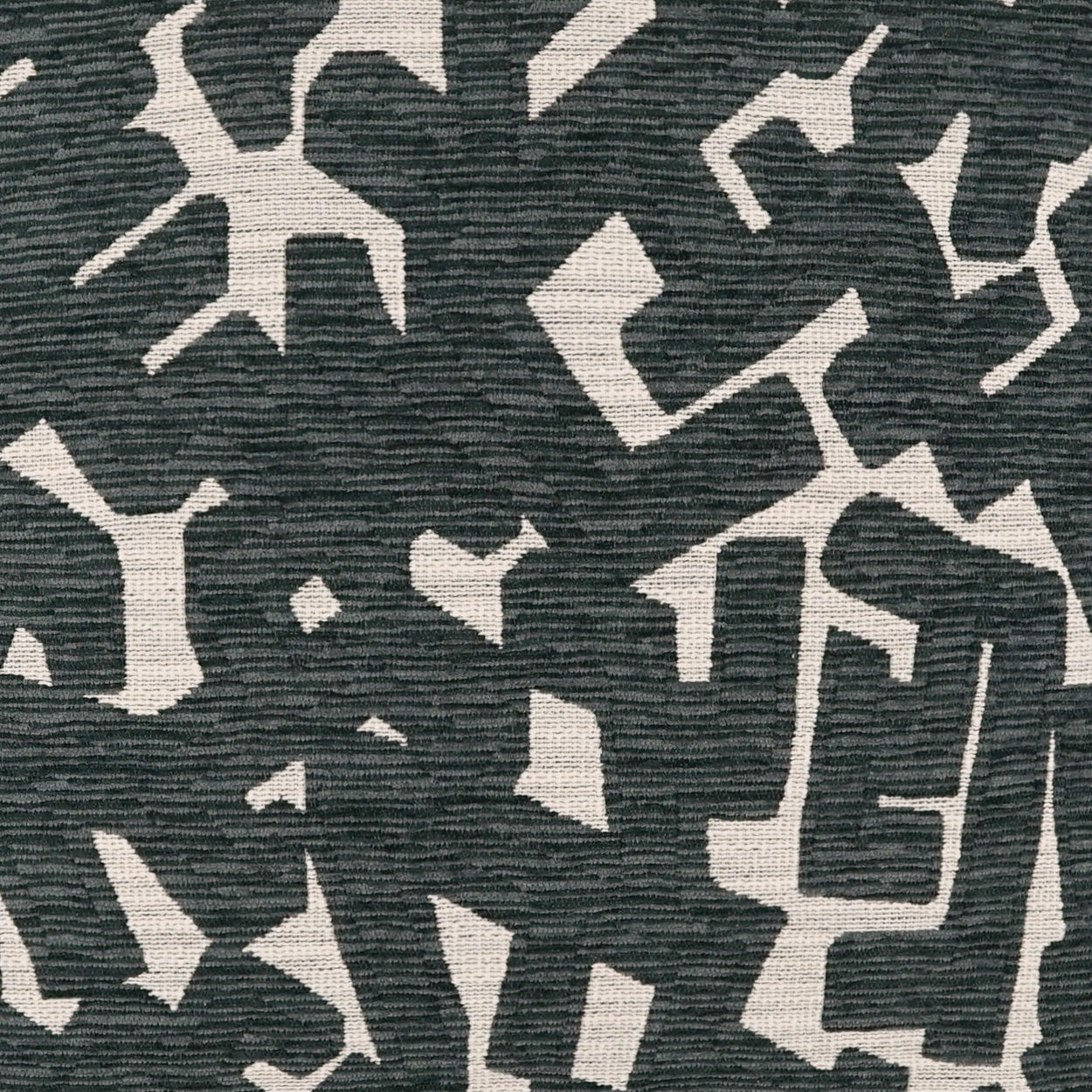 D.V. KAP HOME 3922-C-YARD Hero Fabric - Charcoal Abstract, Modern  Grey   - Hero