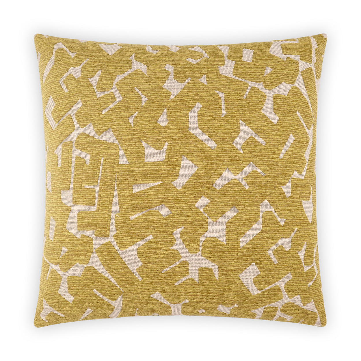 D.V. KAP HOME   24" x 24" Hero Pillow - Dijon Abstract, Modern    - 3922-D-2424