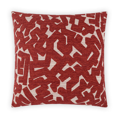 D.V. KAP HOME   24" x 24" Hero Pillow - Paprika Abstract, Modern    - 3922-P-2424