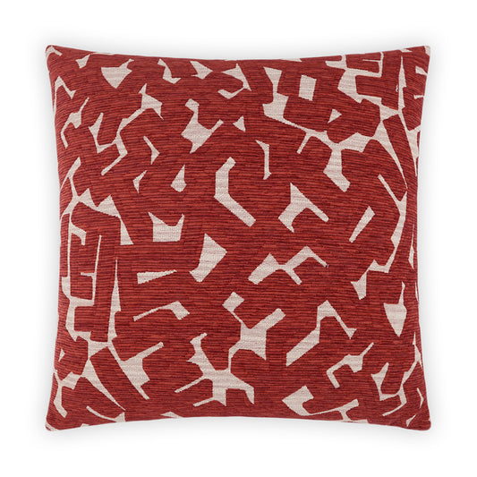D.V. KAP HOME   24" x 24" Hero Pillow - Paprika Abstract, Modern    - 3922-P-2424