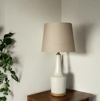 29" Brown Lamp Base LED With Brown Shade