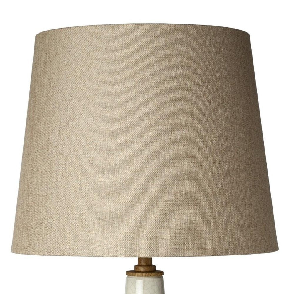 29" Brown Lamp Base LED With Brown Shade