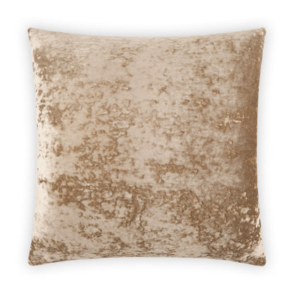 D.V. KAP HOME   24" x 24" Riverdale Pillow - Champagne Solid, Traditional    - 3923-C-2424