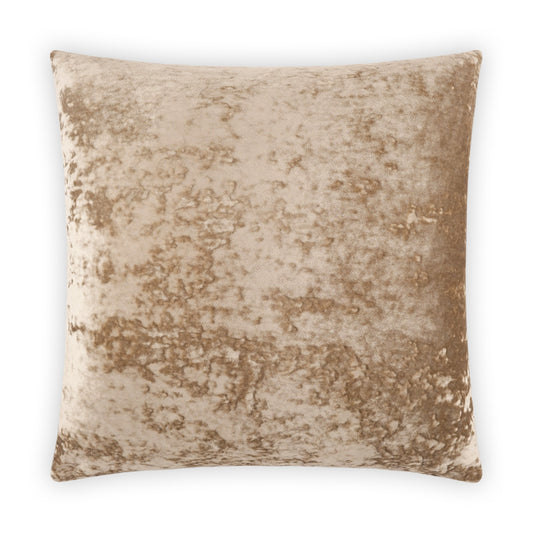 D.V. KAP HOME   24" x 24" Riverdale Pillow - Champagne Solid, Traditional    - 3923-C-2424