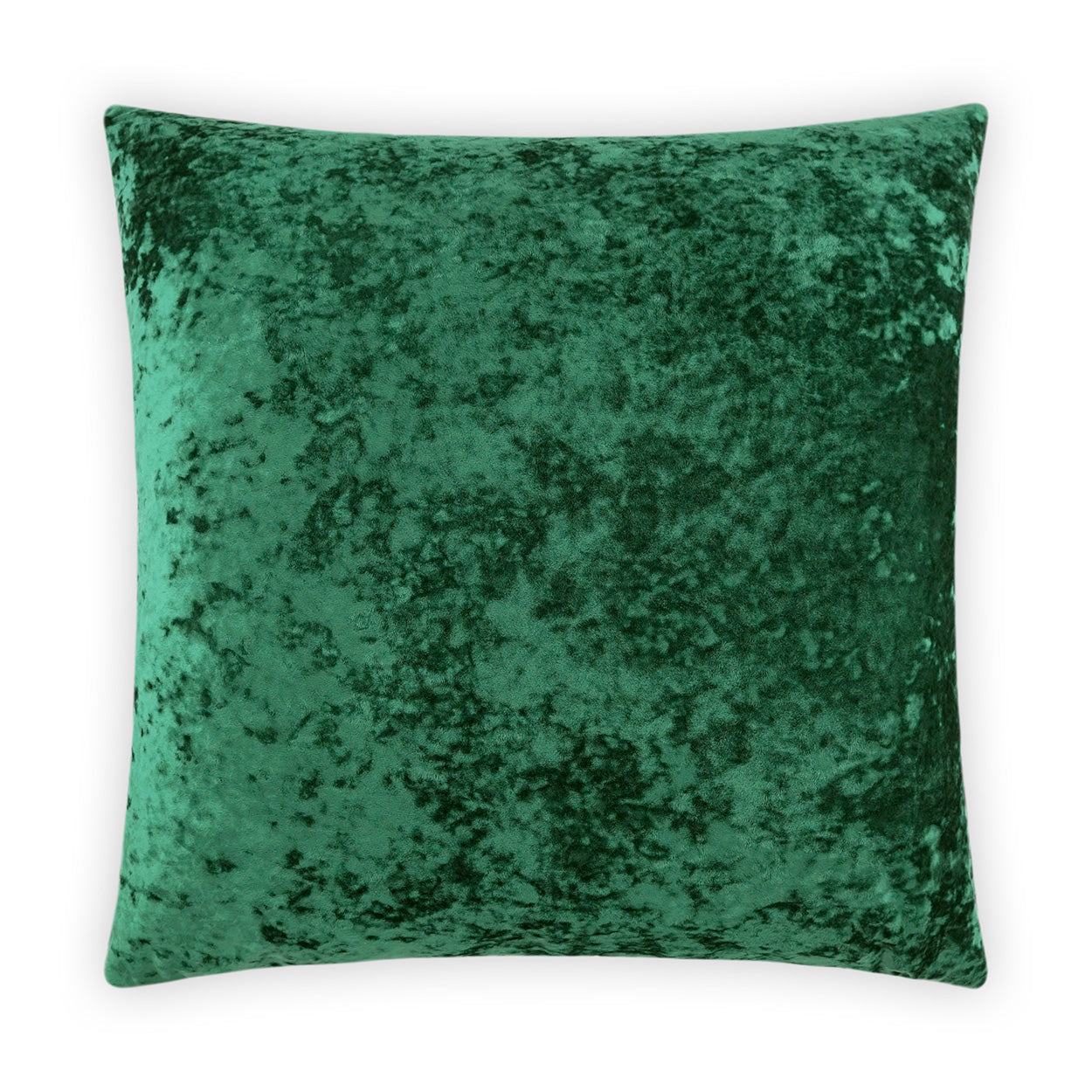 Hunter solid velvet 24 x 24 square pillow for sofa or bed decor.