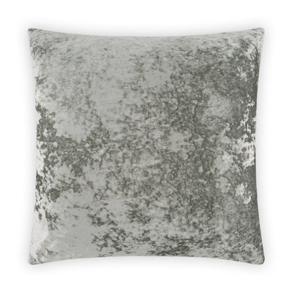 D.V. KAP HOME   24" x 24" Riverdale Pillow - Silver Solid, Traditional    - 3923-S-2424