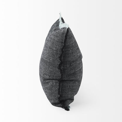 20" Gray Linen Throw Pillow Cover