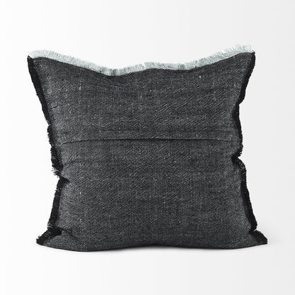 20" Gray Linen Throw Pillow Cover