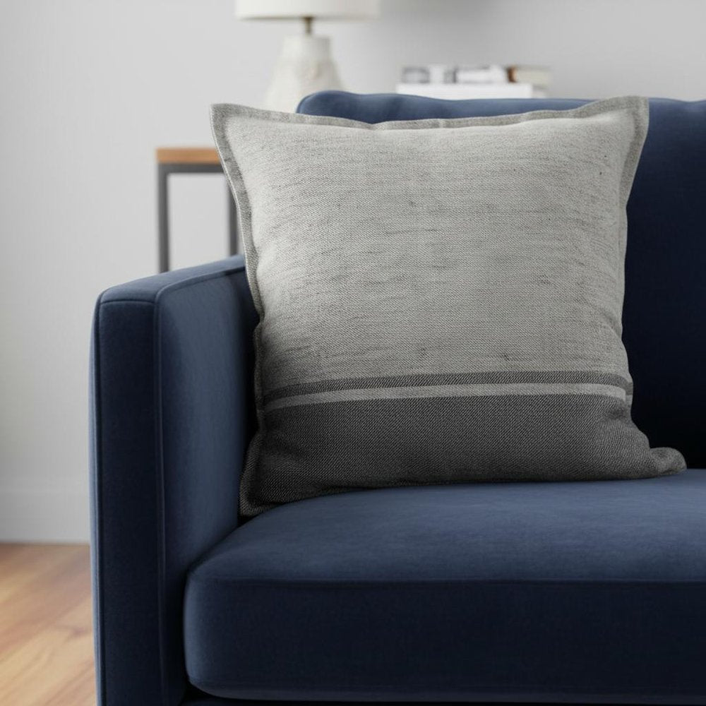 Light And Dark Gray Cushion Cover