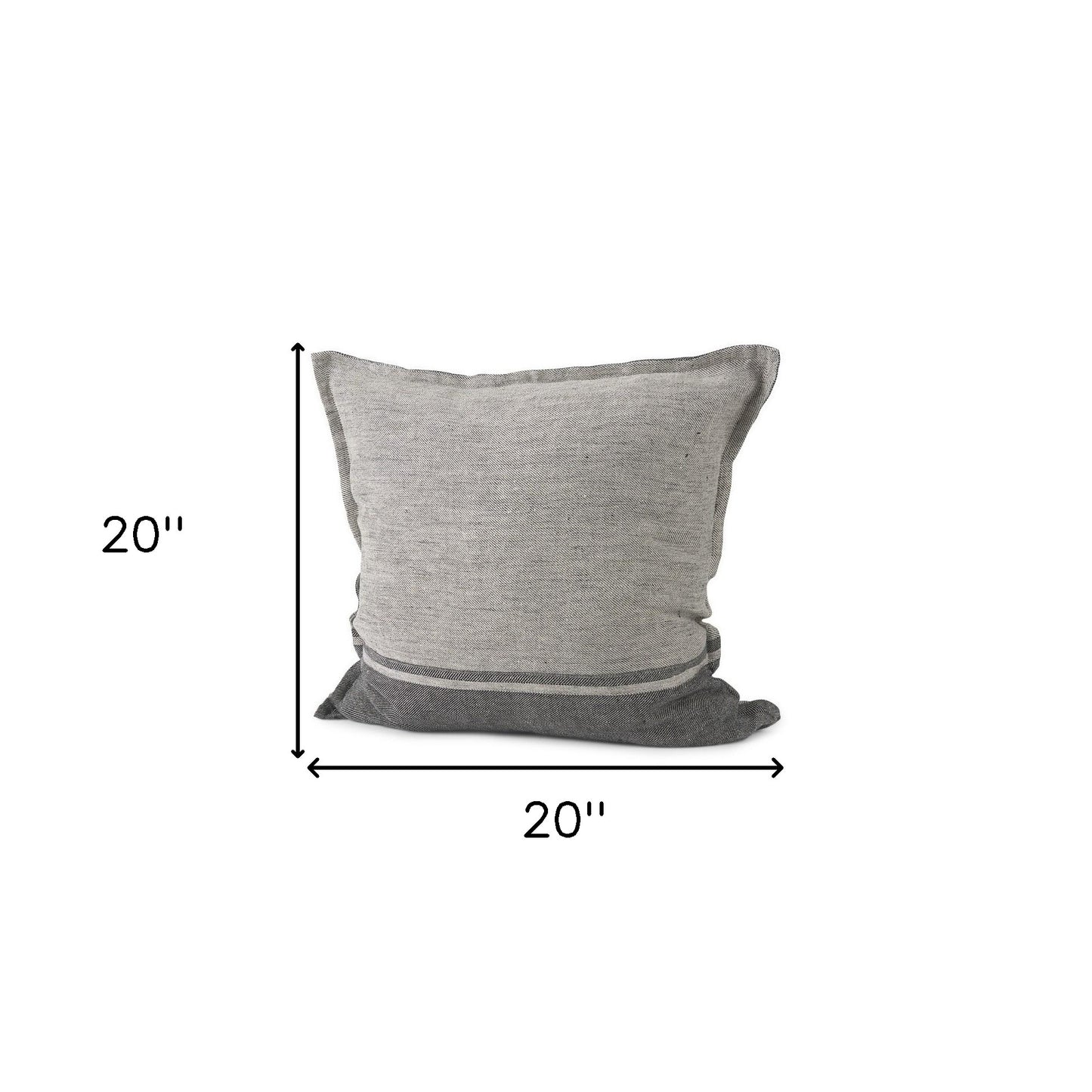 Light And Dark Gray Cushion Cover