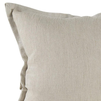 Cream Bordered Pillow Cover