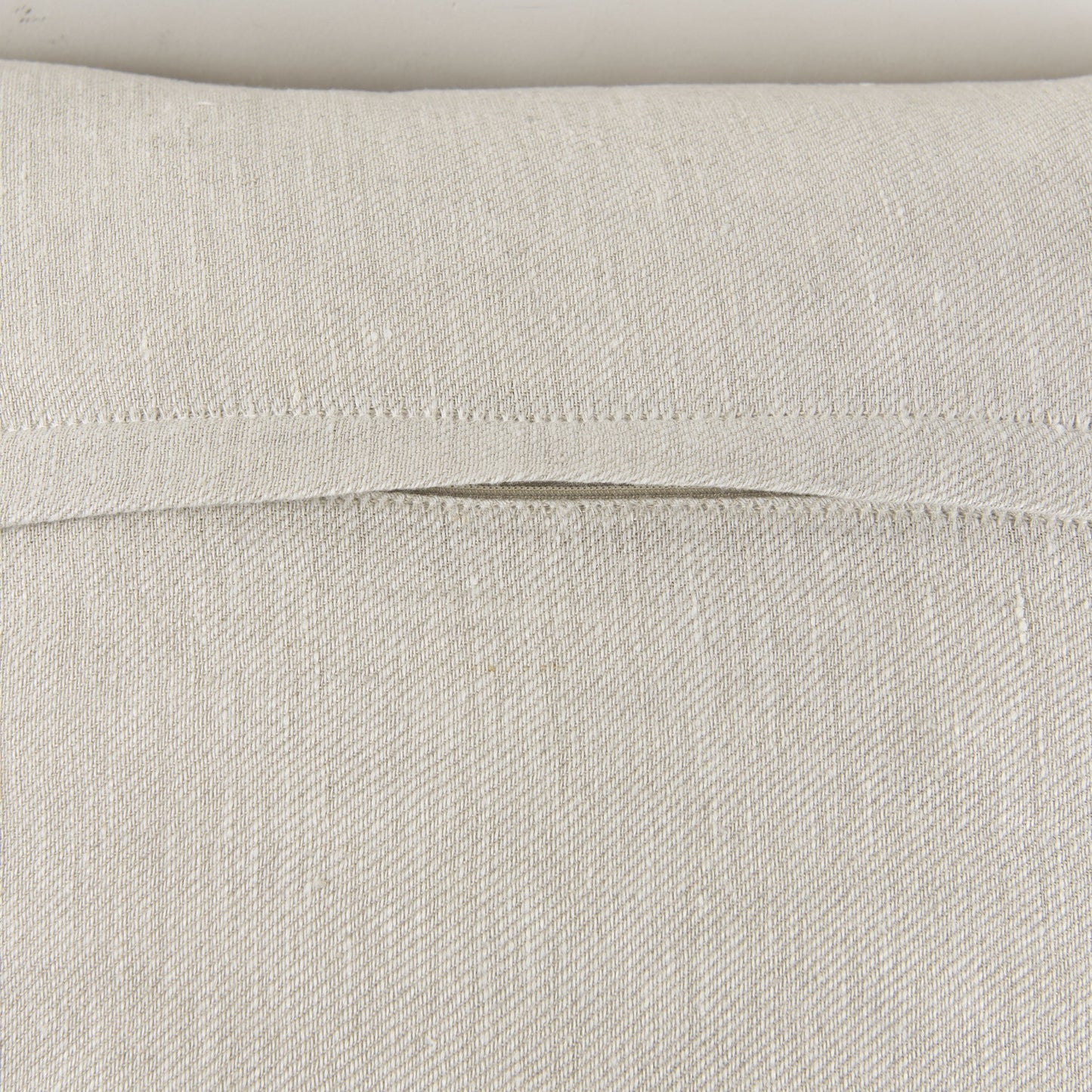 Cream Bordered Pillow Cover