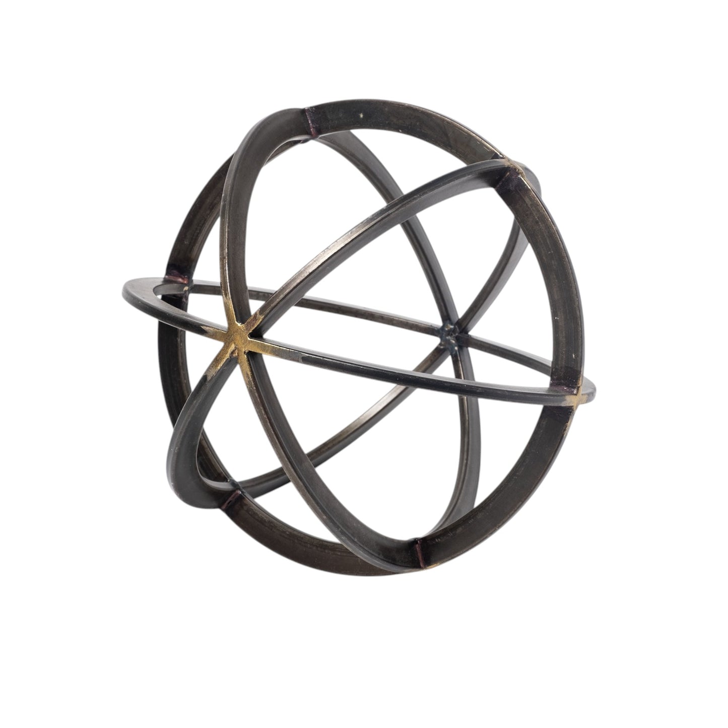 Black Metal Circular Decorative Object