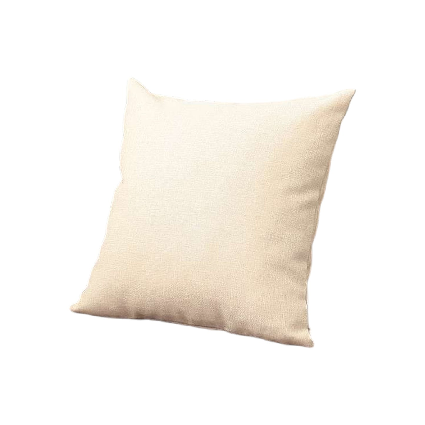 Set of Four Ivory Throw Pillow Covers