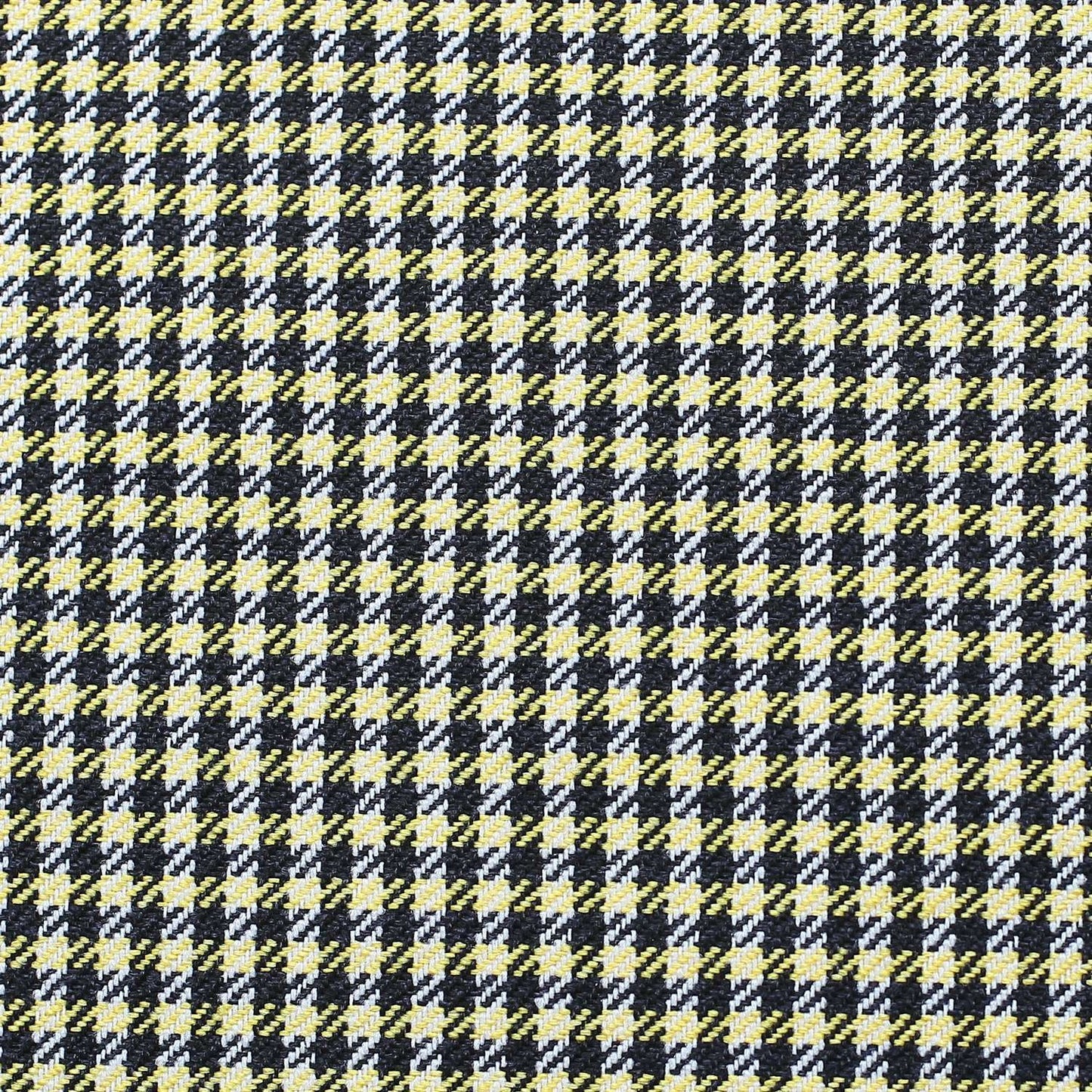 Set Of 4 Pale Yellow Houndstooth Pillow Covers