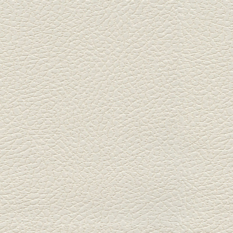 Cream faux leather surface close-up with pebbled grain and soft beige color.