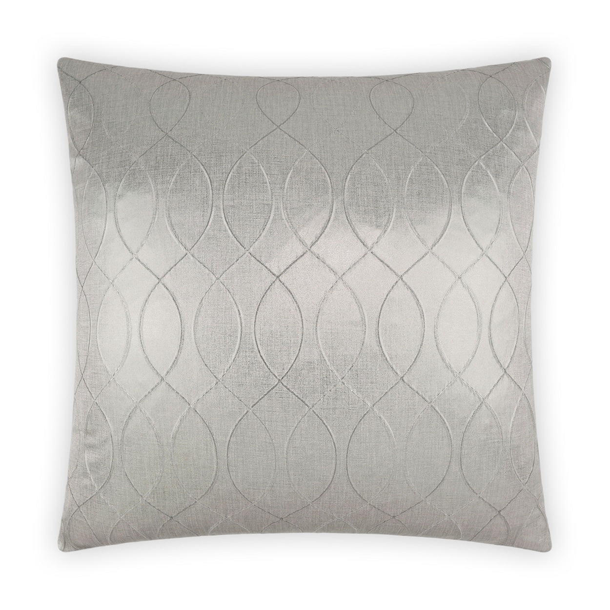 D.V. KAP HOME   24" x 24" Elation Pillow - Sterling Traditional, Glam    - 3930-S-2424